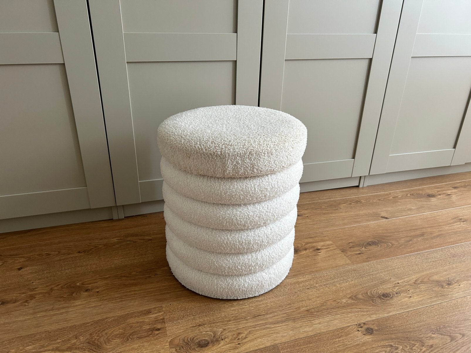 Teddy poef, Ophalen, Zo goed als nieuw, Rond, Minder dan 50 cm
