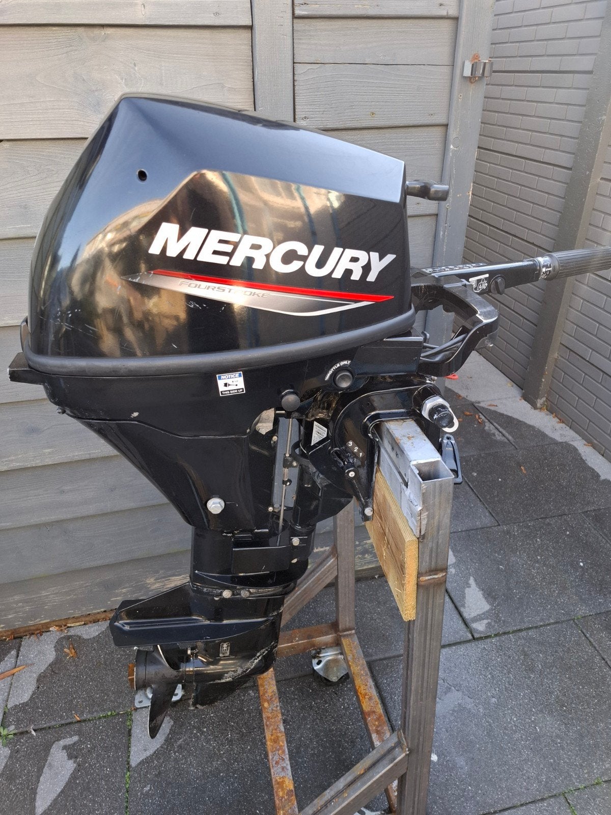 Mercury 9.9 PK Knuppelbesturing BJ 2020, Ophalen, 5 tot 10 pk, Viertaktmotor, Zo goed als nieuw