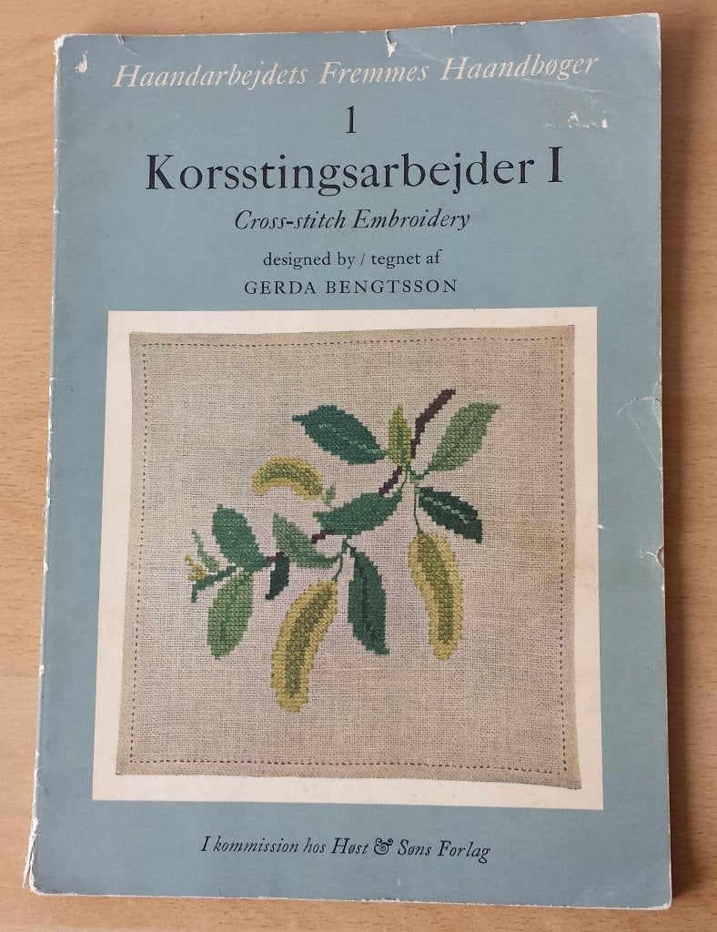 Korsstingarbejder 1 - Gerda Bengtsson - jaren 50?, Patroon, Gebruikt, Ophalen of Verzenden, Nvt