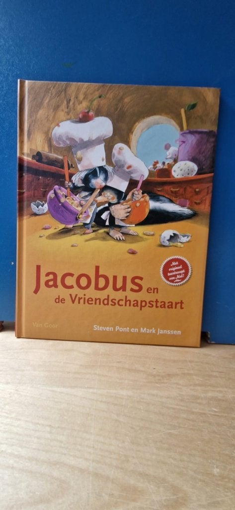 Jacobus en de vriendschapstaart, 5 of 6 jaar, Fictie algemeen, Jongen of Meisje, Ophalen of Verzenden