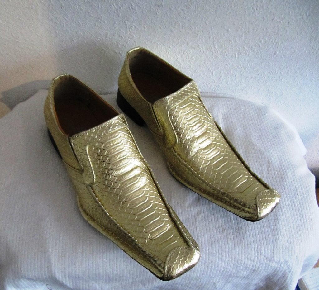 Gouden Disco Glitter Glamour schoenen, Ophalen of Verzenden, Zo goed als nieuw, Overige kleuren