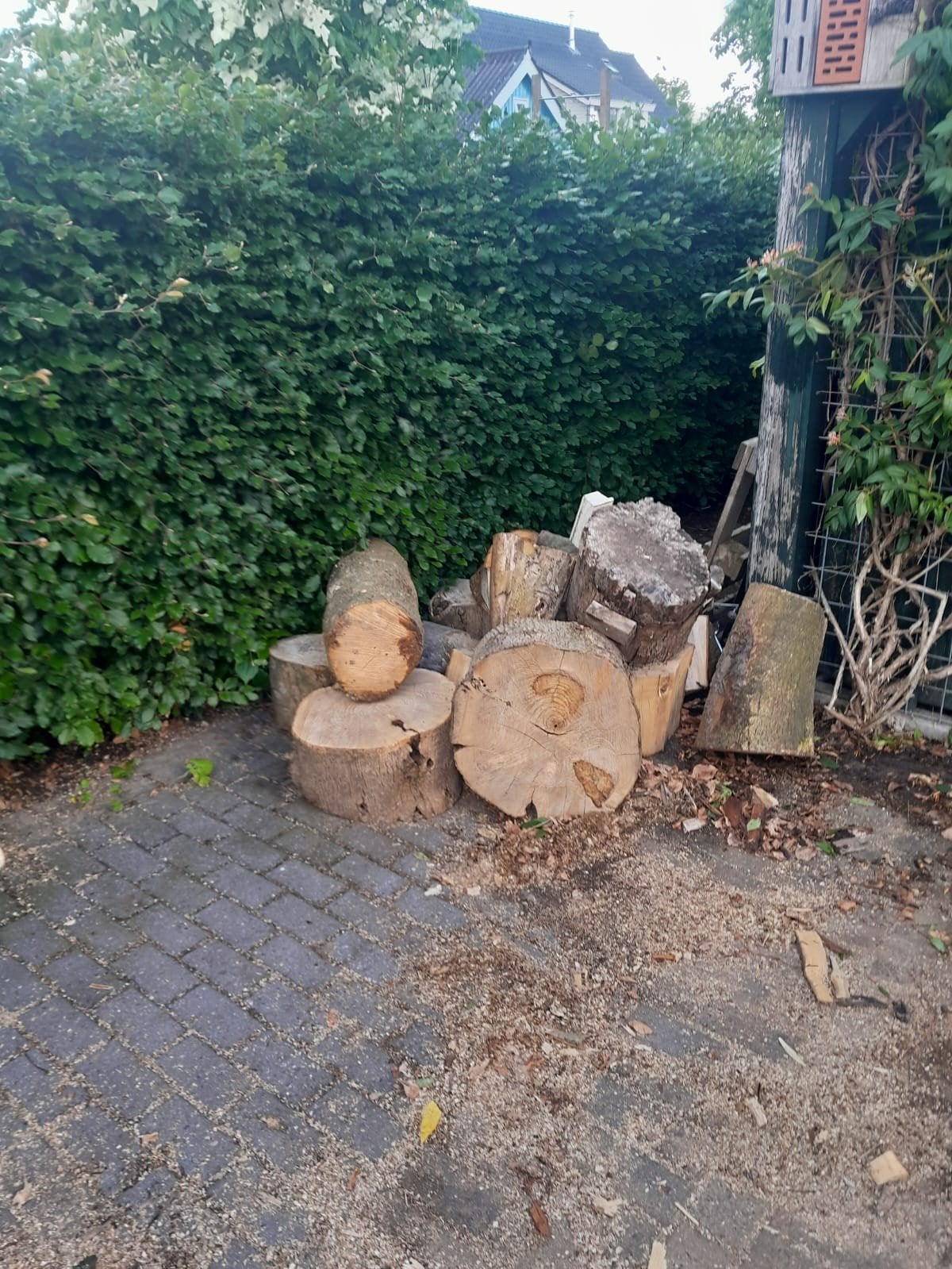 Haardhout, Minder dan 3 m³, Ophalen