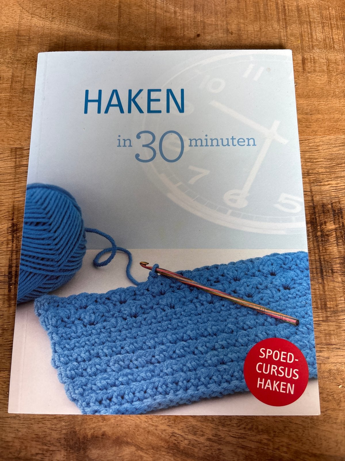 Haken in 30 minuten - Spoedcursus Haken Boek, Ophalen of Verzenden, Zo goed als nieuw, Haken, Patroon of Boek