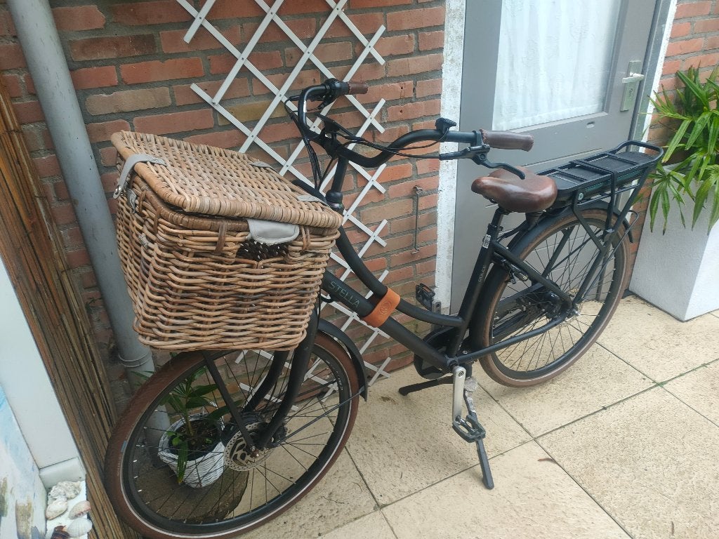STELLA E-bike DOLCE damesfiets transport-fiets Voorwielmotor, Gebruikt, (Extra) lage instap, 47 tot 50 cm, Schijfrem