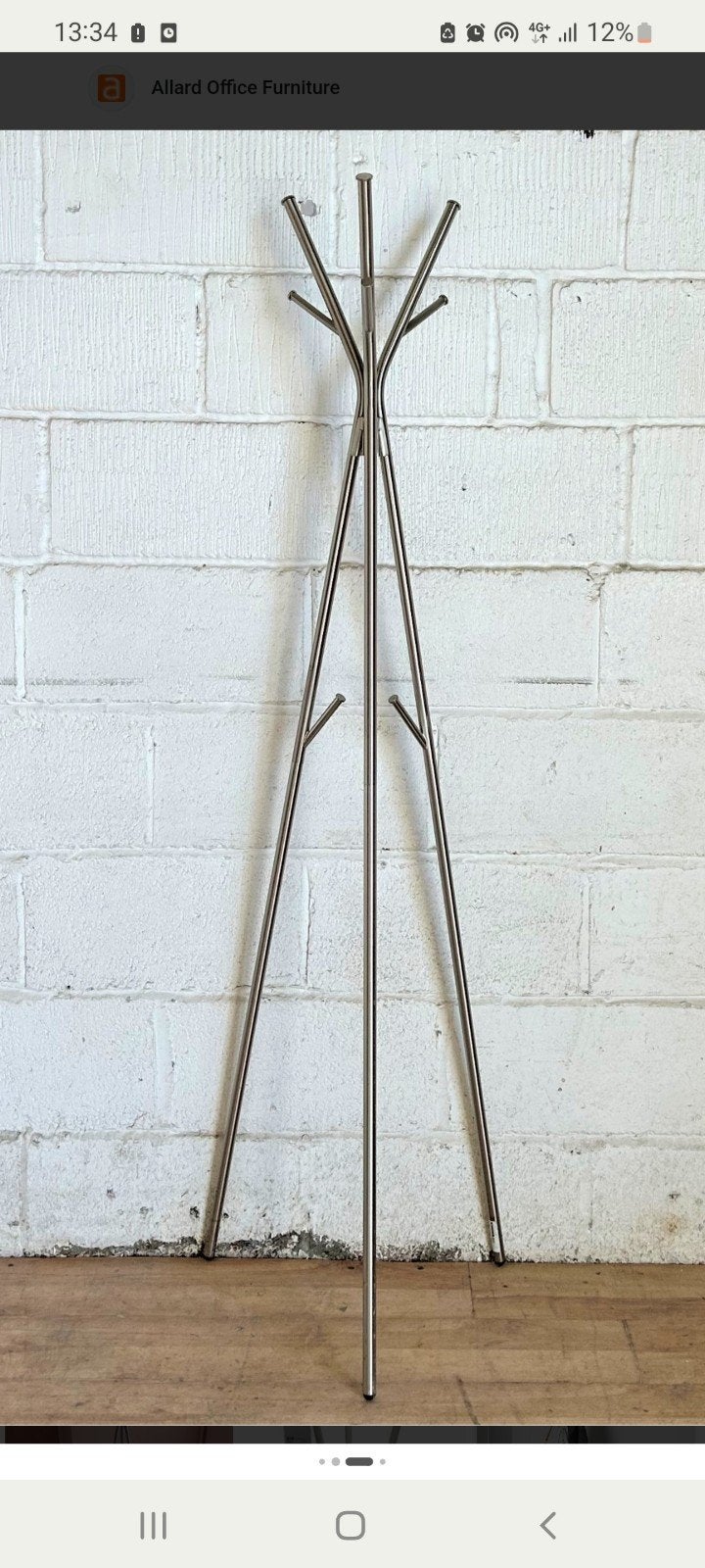 2 ikea kapstokken beschikbaar, Huis en Inrichting, Woonaccessoires | Kapstokken, Nieuw, Minder dan 100 cm, Metaal, Ophalen