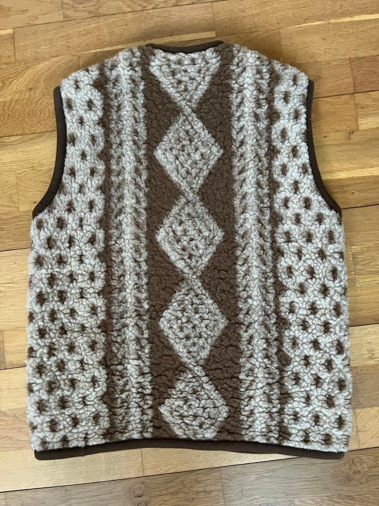 Alwero bodywarmer wol, Ophalen of Verzenden, Gedragen, Maat 34 (XS) of kleiner, Bruin