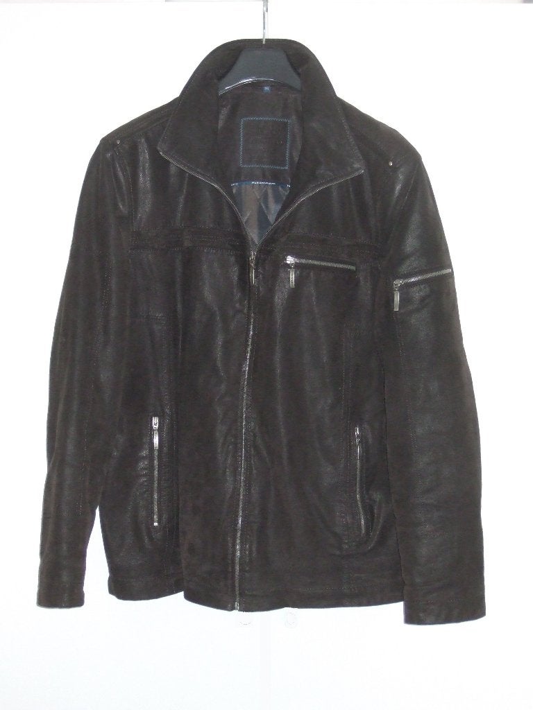 jas / jack leer 3xl zwart leren jas Human Nature, Ophalen of Verzenden, Gedragen, Overige maten, Zwart