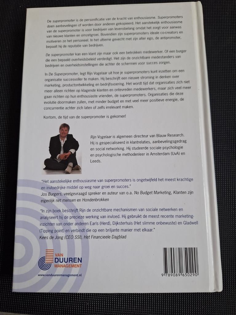 R. Vogelaar - De Superpromoter, Boeken, Sociale wetenschap, Ophalen of Verzenden, Zo goed als nieuw, R. Vogelaar