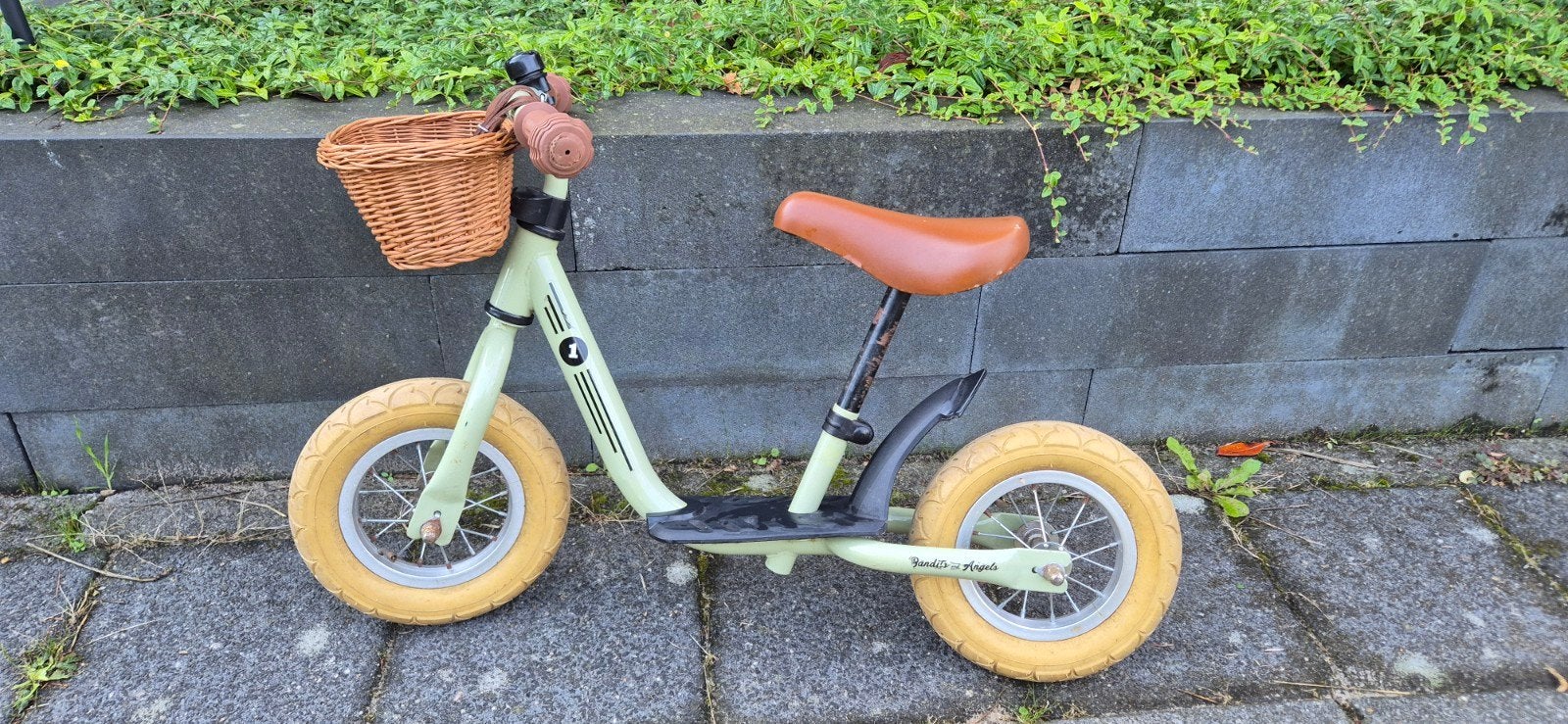 Bandits and Angels - Kinderloopfiets met mandje, Ophalen, Gebruikt, Minder dan 16 inch, Bandits & Angels