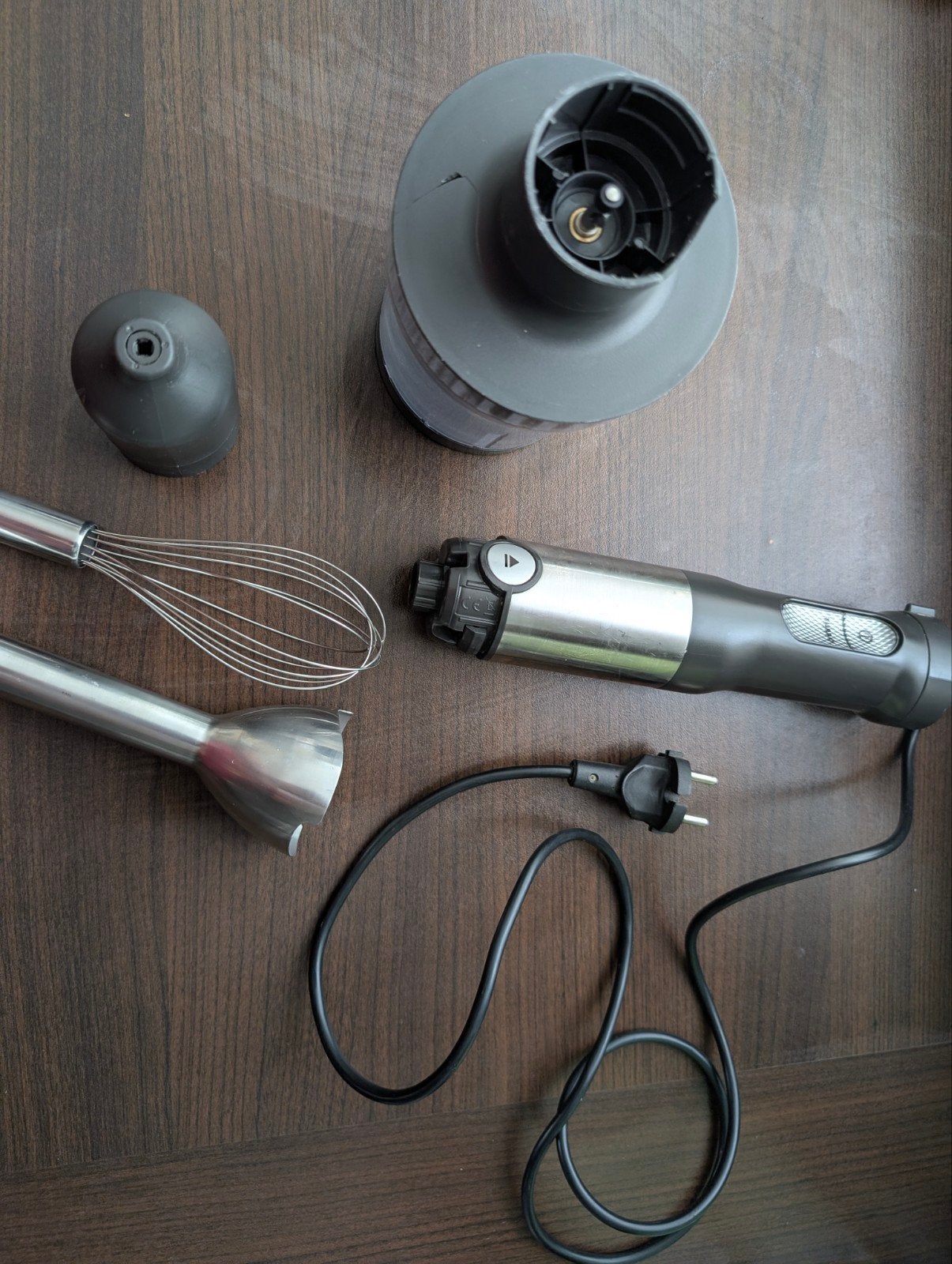 Phillips staafmixer set. Nog goed werkend!, Gebruikt, 3 snelheden of meer, Ophalen of Verzenden, Vaatwasserbestendig