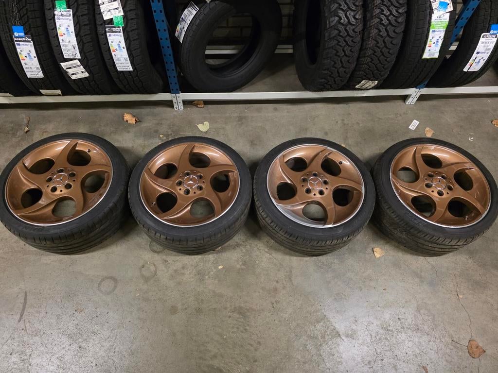 Mercedes-Benz 5x112 18 Inch Alphard Look Velgen, Auto-onderdelen, Banden en Velgen, Ophalen, 18 inch, Gebruikt, Velg(en)