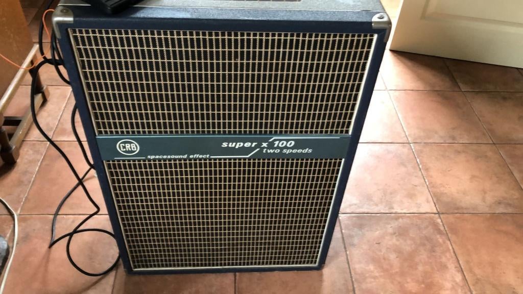 CRB Spacesound Effect Diamond 100 Leslie/Reverb Amp 1968, Muziek en Instrumenten, Effecten, Gebruikt, Reverb, Ophalen of Verzenden