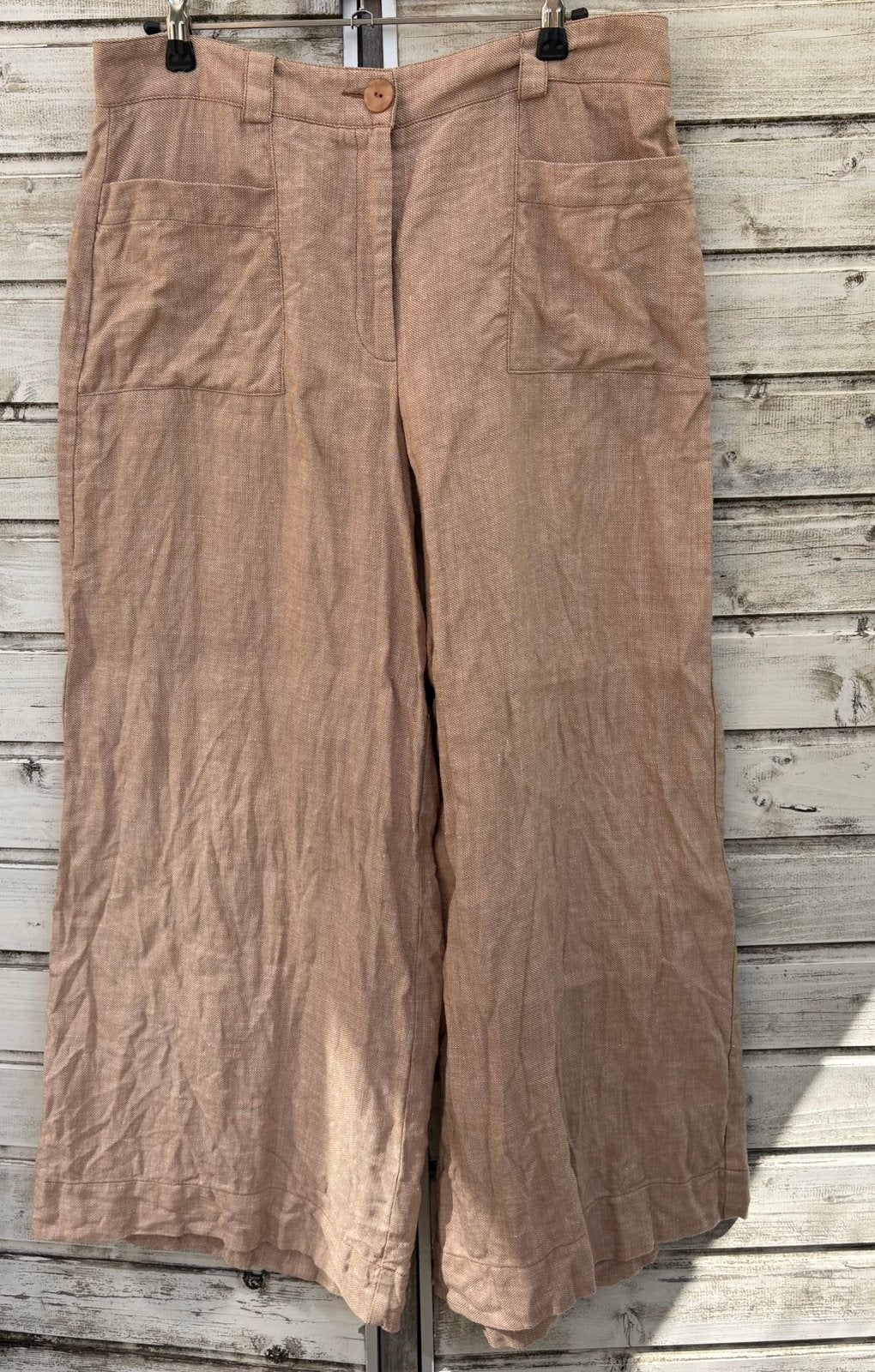 Marie Méro broek linnen katoen mix beige maat 40 nieuwstaat, Kleding | Dames, Maat 38/40 (M), Beige, Ophalen of Verzenden, Zo goed als nieuw