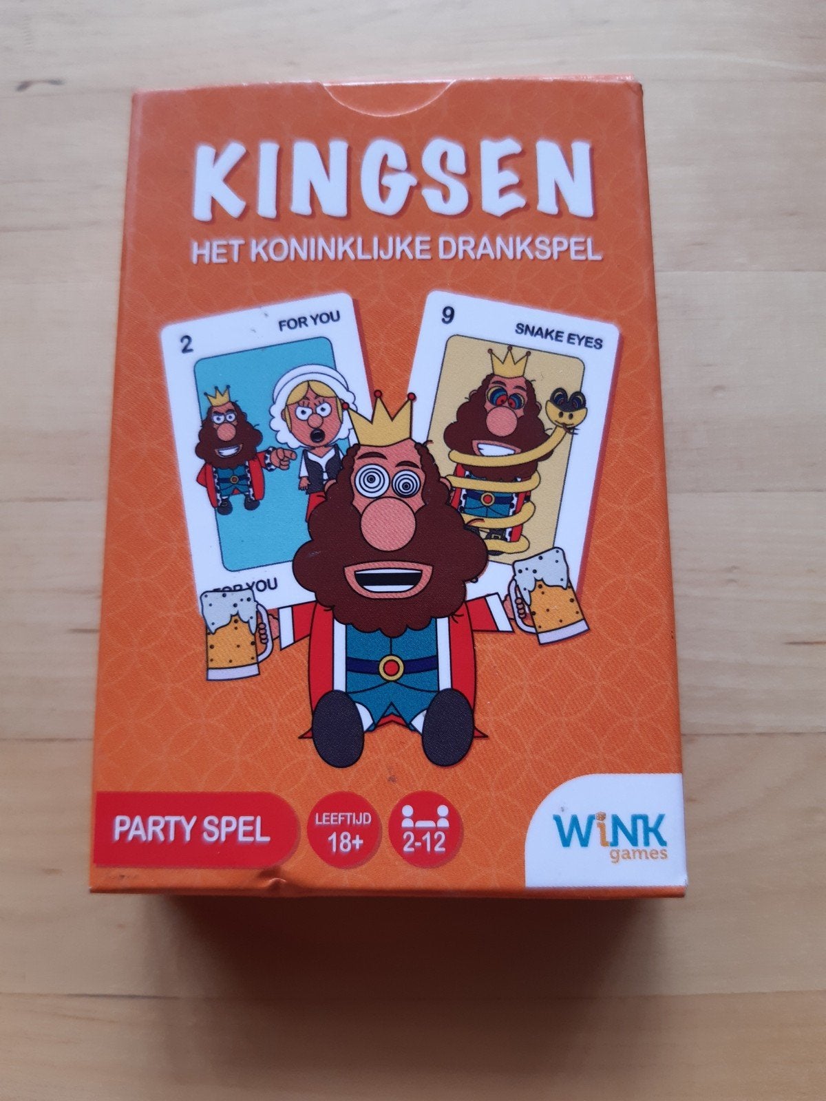 Kingsen kaartspel/kwartet spel, Ophalen of Verzenden, Zo goed als nieuw, Kwartet(ten)