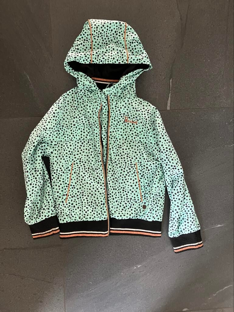 Leuke Persival jas met stippen, maat 128/134, Ophalen of Verzenden, Gebruikt, Meisje, Jas