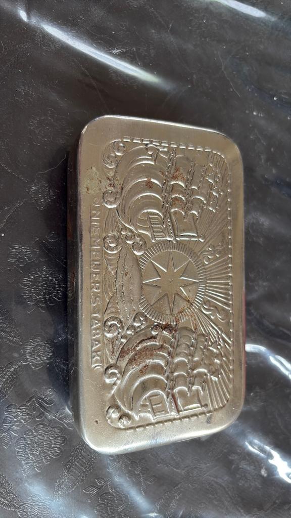 Vintage Niemeijer’s Tabak Tabaksblikje, Ophalen of Verzenden, Gebruikt, Tabaksdoos of Verpakking