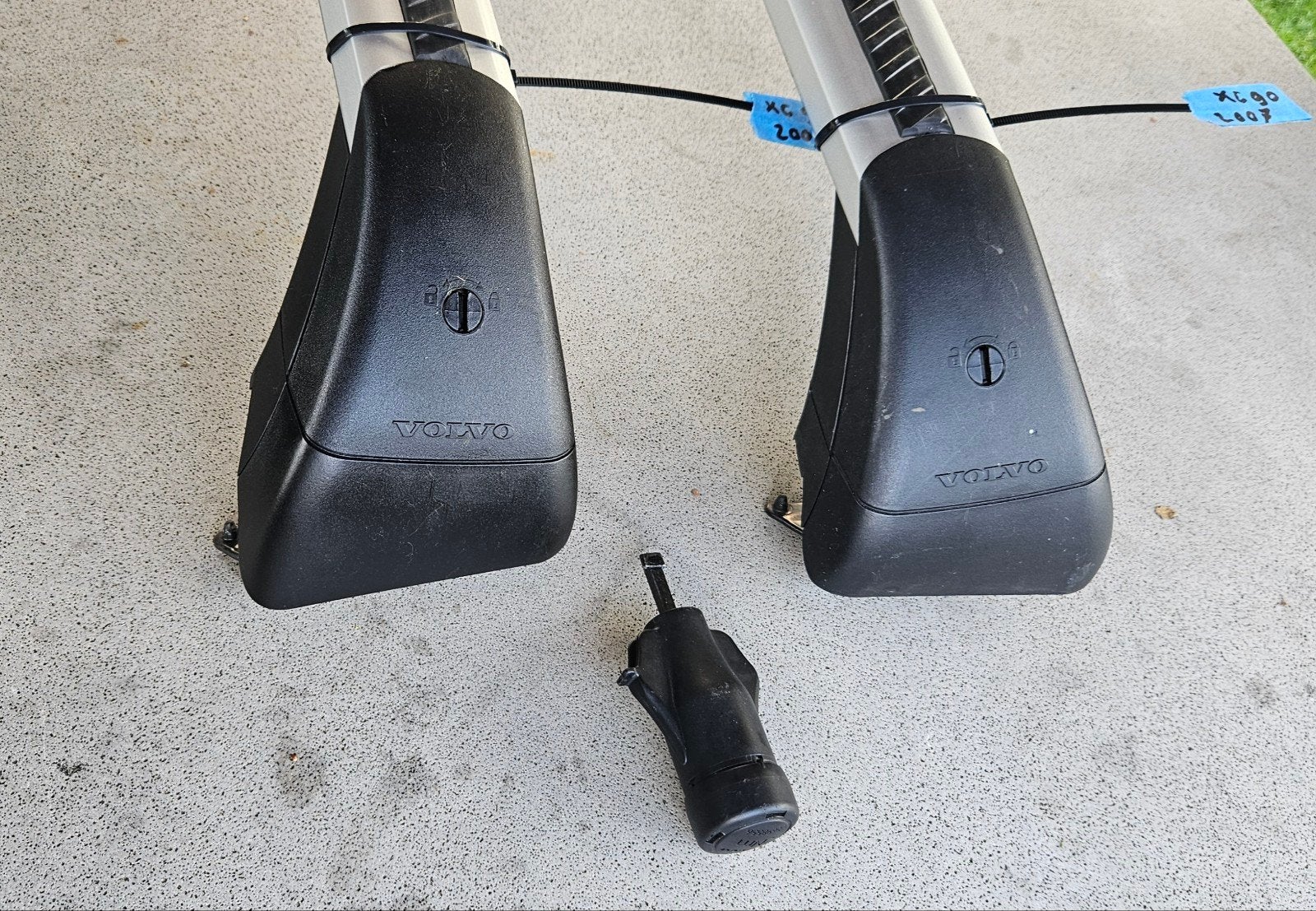 Originele Volvo XC90 Dakdragers (2007) - Zonder Dakrails, Ophalen, Gebruikt