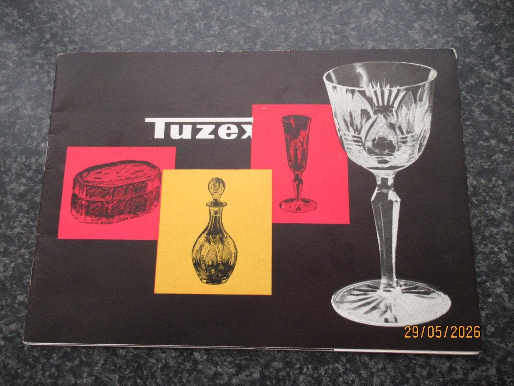CATALOGUS TUZEX -BOHEEMS GLAS+ SIEROBJECTEN-CA1960, Ophalen of Verzenden, Gelezen, Catalogus