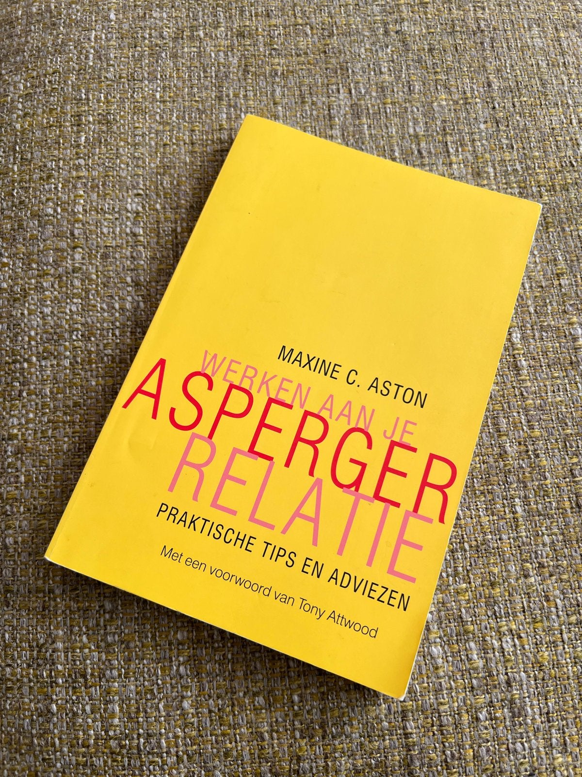 Werken aan je Asperger Relatie - Maxine C. Aston, Ophalen of Verzenden, Zo goed als nieuw