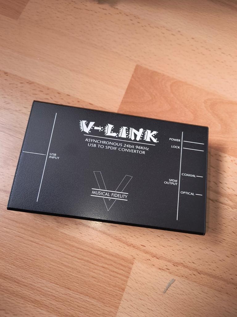 Musical Fidelity V-Link USB naar S/PDIF Converter, Ophalen of Verzenden, Zo goed als nieuw