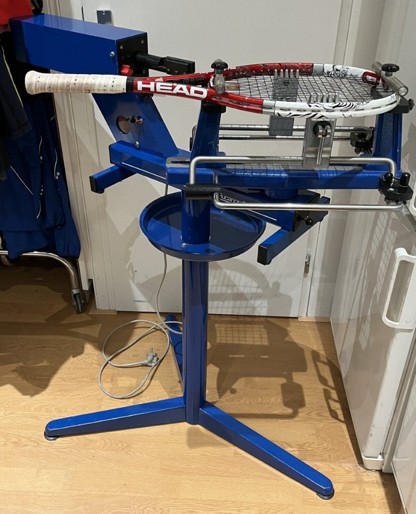 Bespanmachine Elektrisch Stringway EM-300 Bespanapparaat, Gebruikt, Overige typen, Niet ingevuld, Ophalen of Verzenden