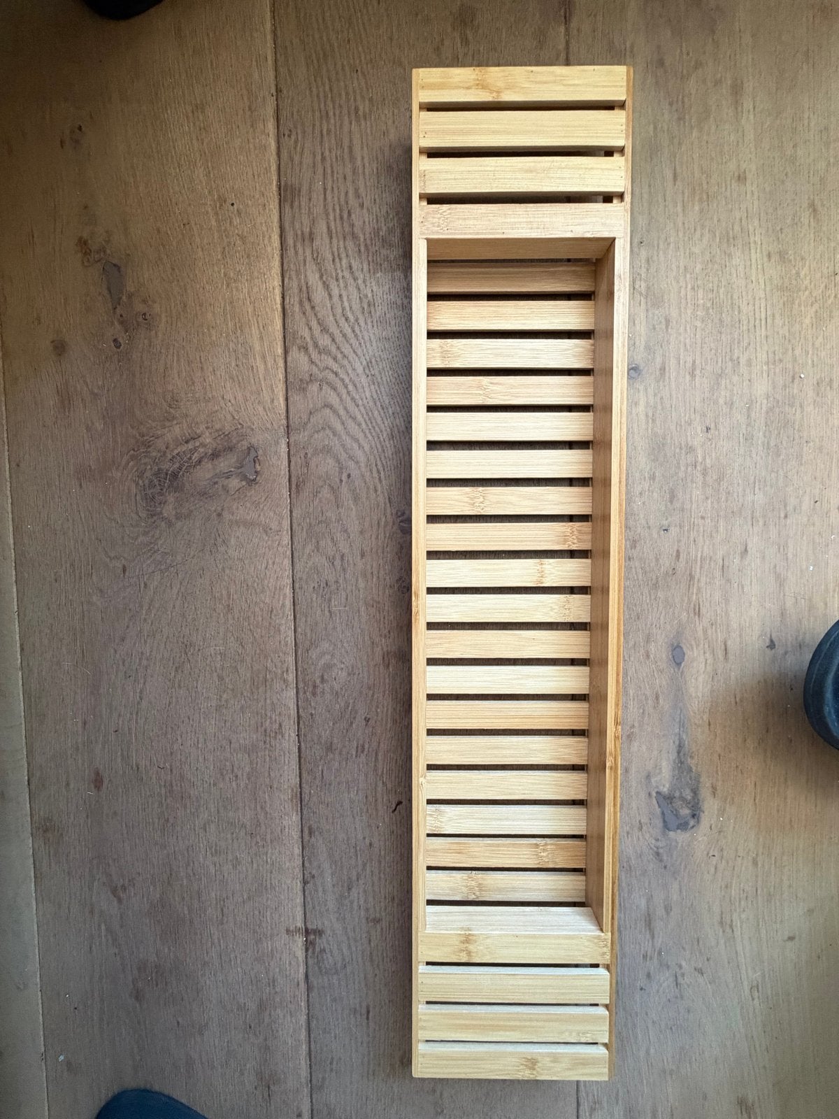 Badplank bamboe 70cm - Relaxdays nieuw, Bruin, Overige merken, Overige typen, Nieuw