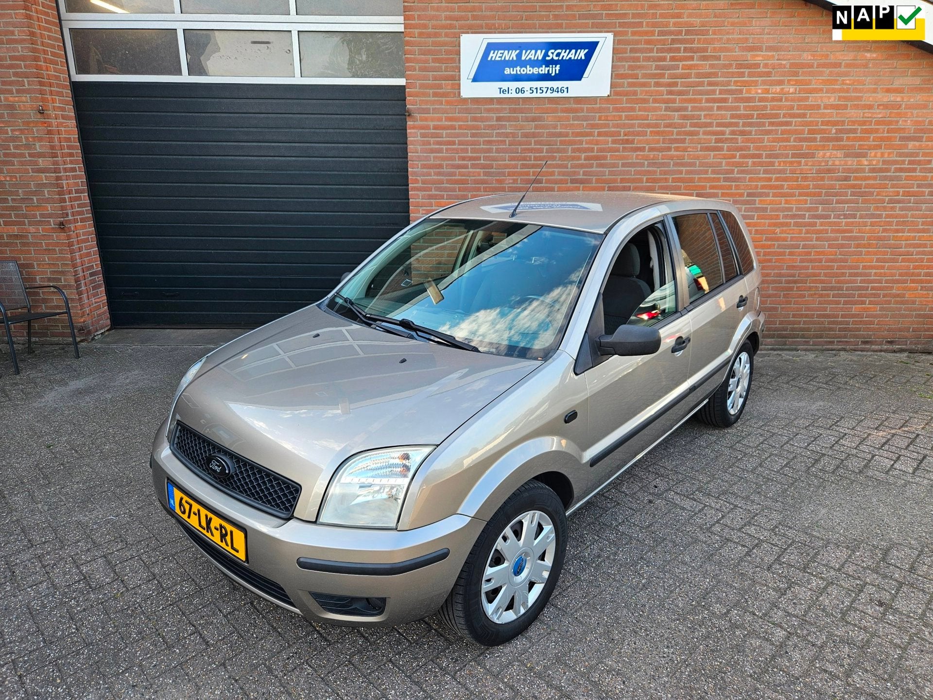 Ford Fusion 1.4-16V Trend 2003 / AIRCO / APK, Auto's, Voorwielaandrijving, 15 km/l, Origineel Nederlands, Bedrijf