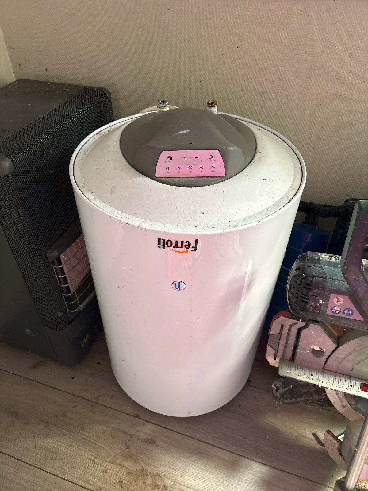 Ferroli elektrische boiler - 80 liter, Ophalen, Gebruikt, Overige typen, Minder dan 60 cm