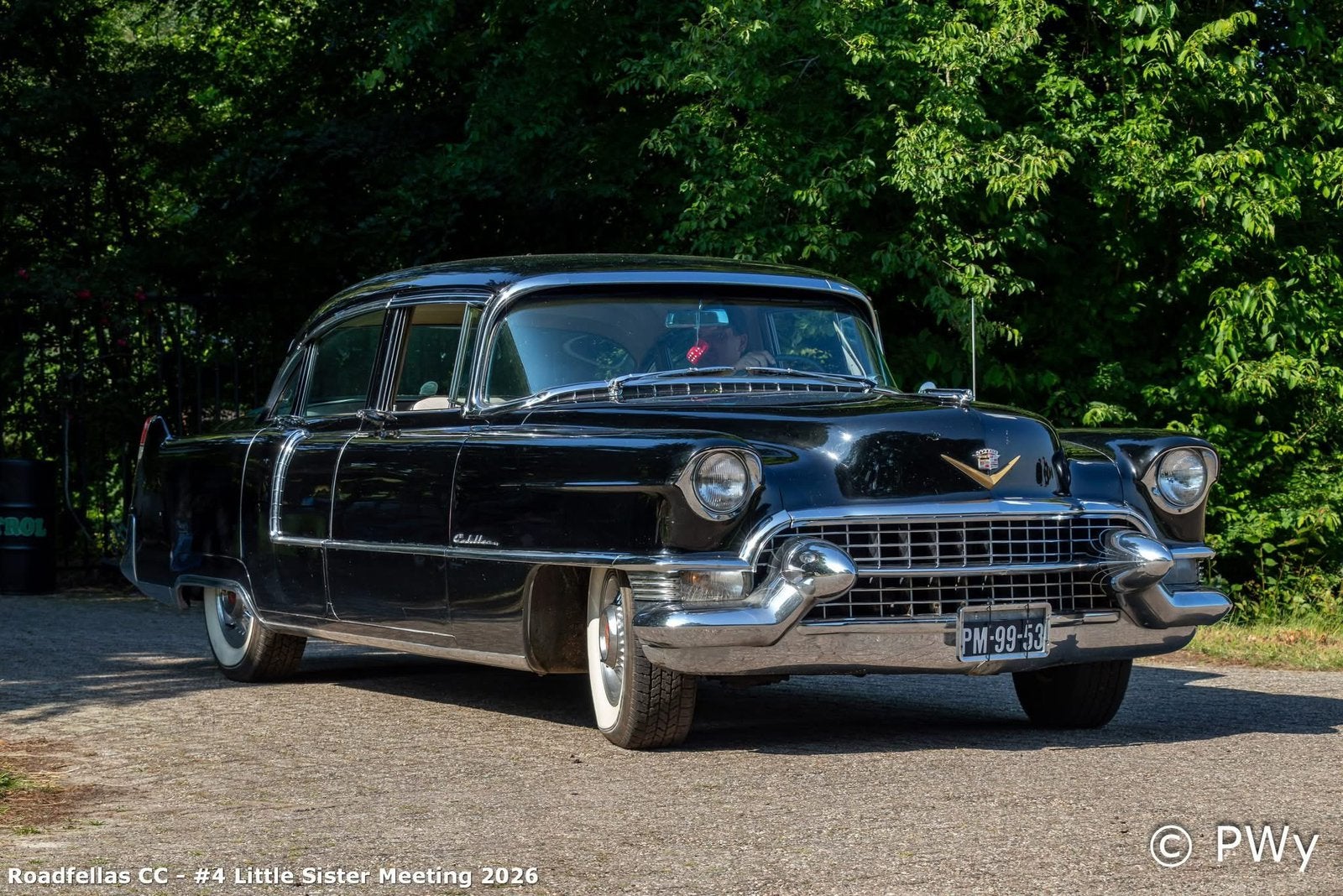Cadillac 1955 Zwart, Auto's, Automaat, Zwart, 231 pk, 2127 kg