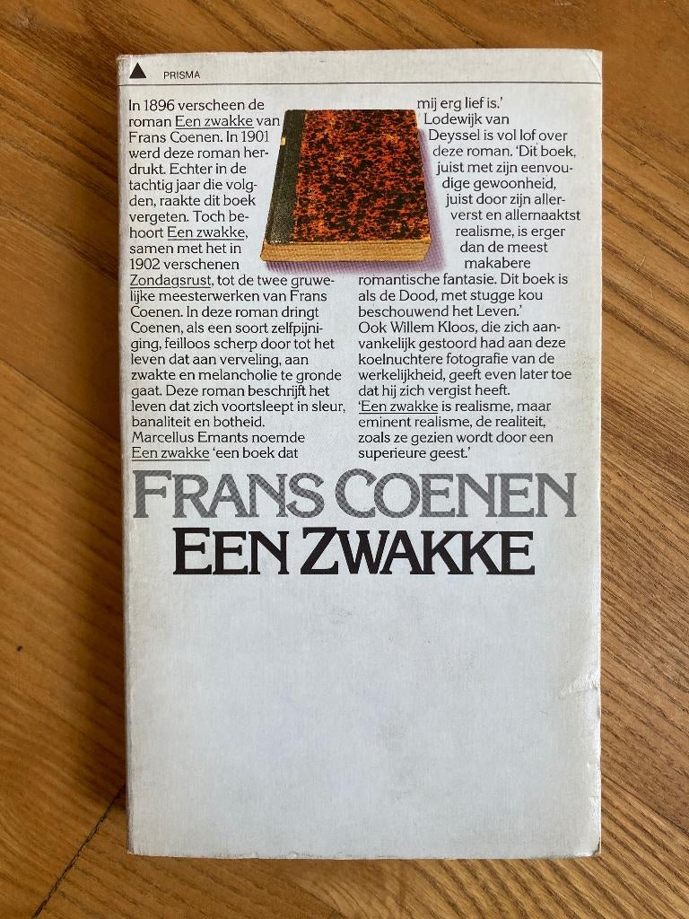 Boek Een zwakke - Frans Coenen - Prisma Pocket 2007, Ophalen of Verzenden, Nieuw, Nederland