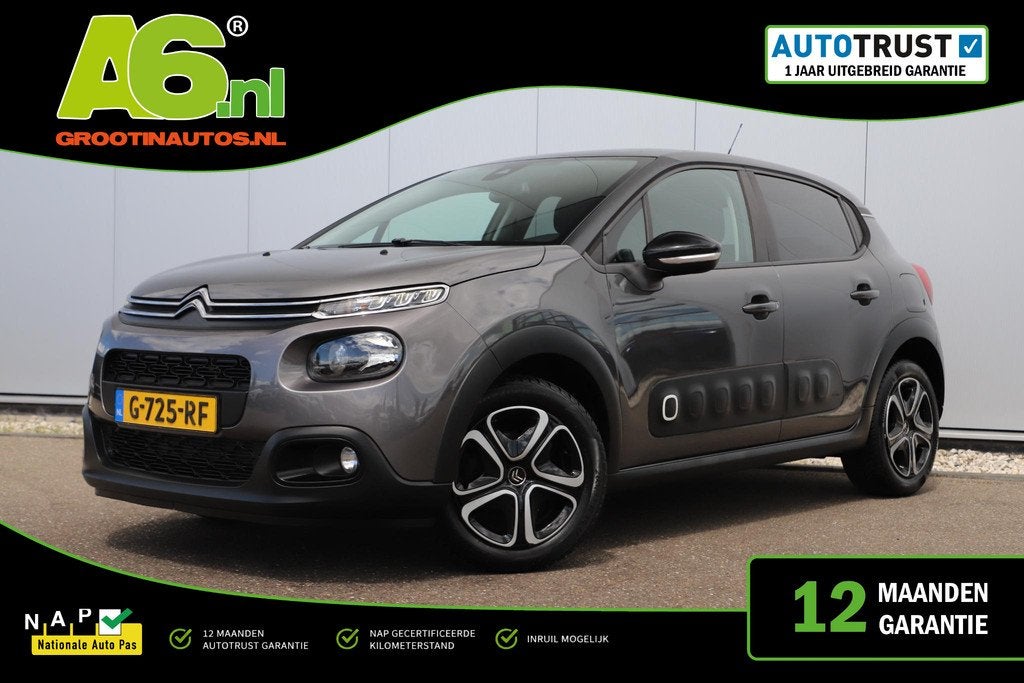 Citroen C3 1.2 PureTech S&S Feel Edition NIEUWE DB RIEM! Nav, Auto's, Voorwielaandrijving, Euro 6, 1199 cc, Met garantie (alle)
