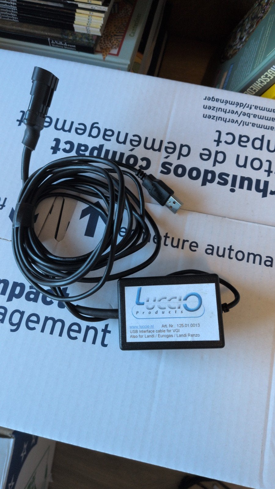 Luccio USB Interfacekabel PC - Gas ECU Landi LSI / VGI, Verzenden, Gebruikt, Overige automerken