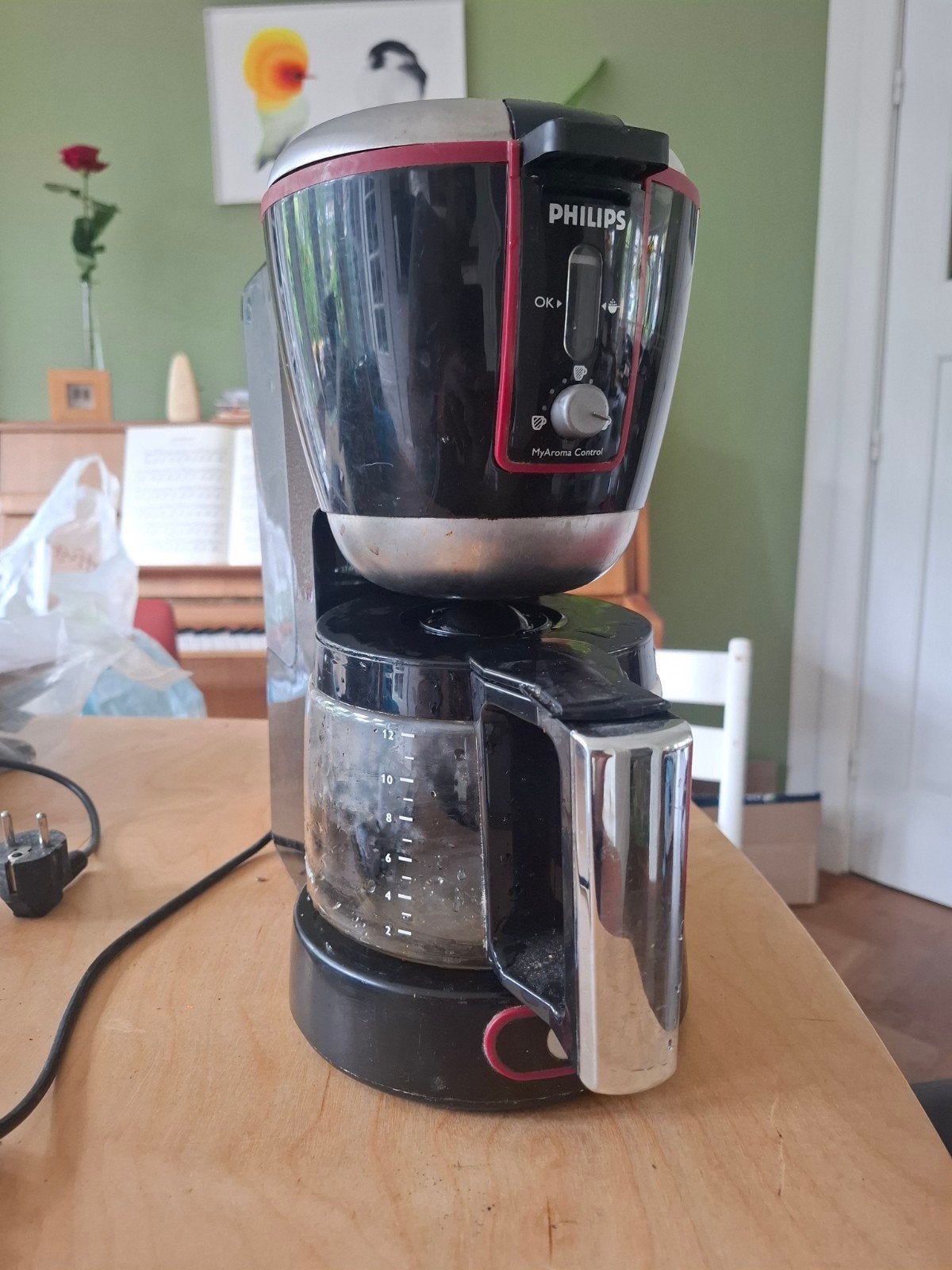 Philips Koffiezetapparaat met MyAroma Control, Ophalen, Afneembaar waterreservoir, Gebruikt, 10 kopjes of meer