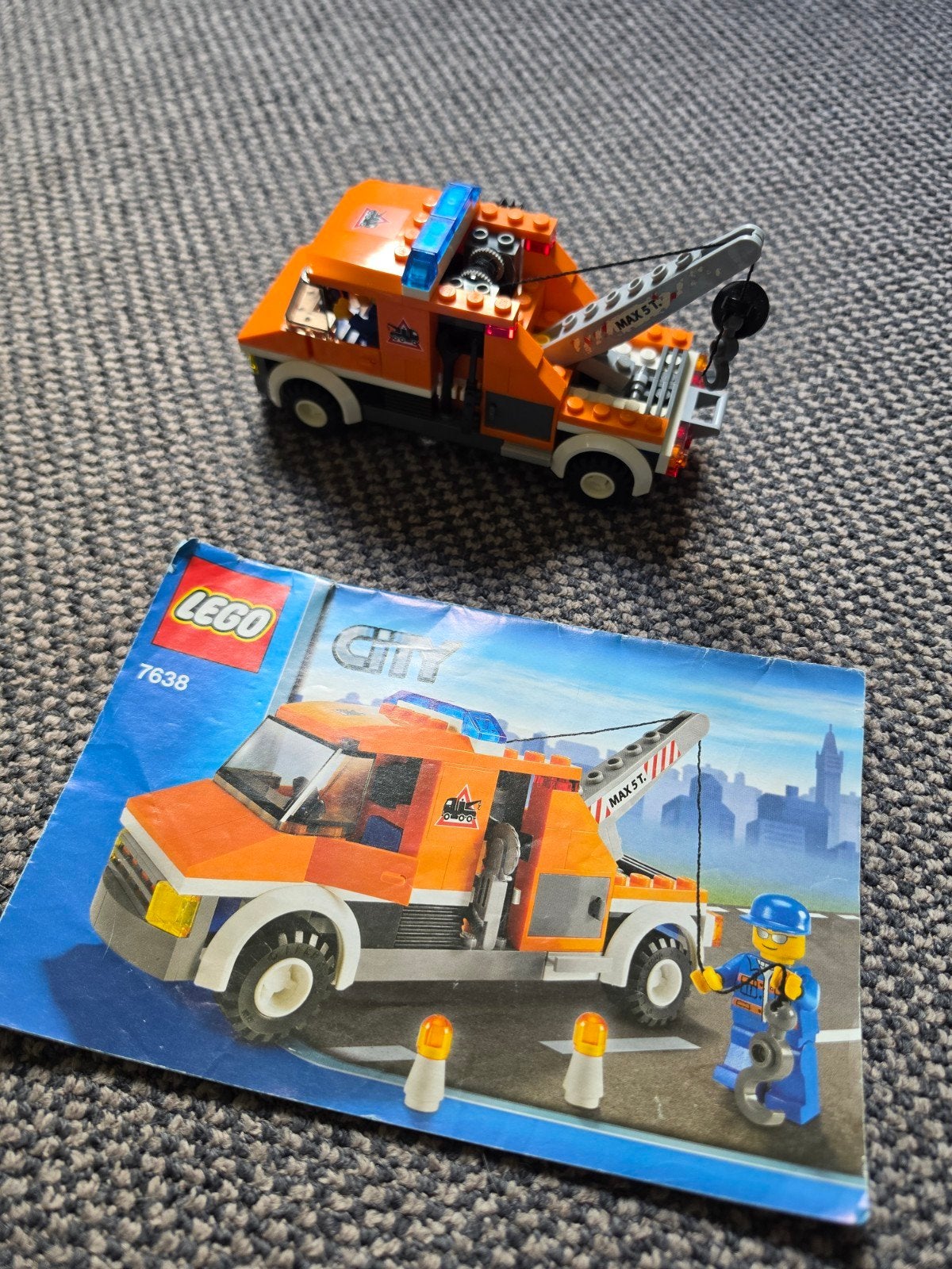 LEGO City 7638 Sleepwagen met instructies, Verzenden, Gebruikt