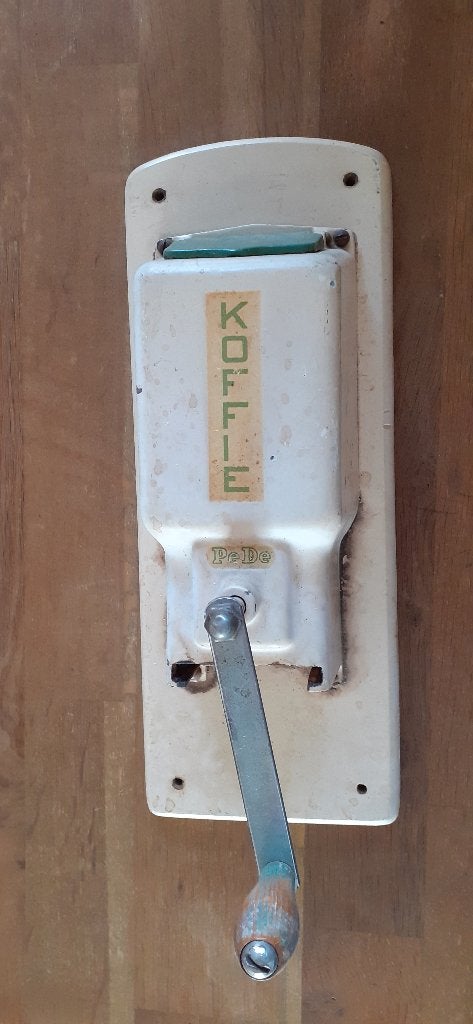 Vintage PeDe wandkoffiemolen, Antiek en Kunst, Ophalen of Verzenden