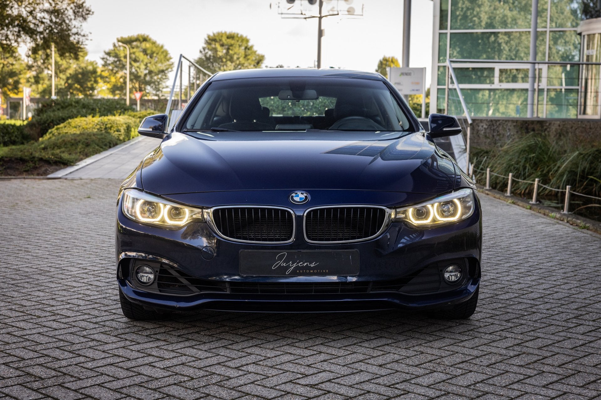 BMW 4-serie Gran Coupé 418i Executive AUT-8 - Orig NL - Fac, Auto's, Automaat, Dealer onderhouden, Gebruikt, Blauw