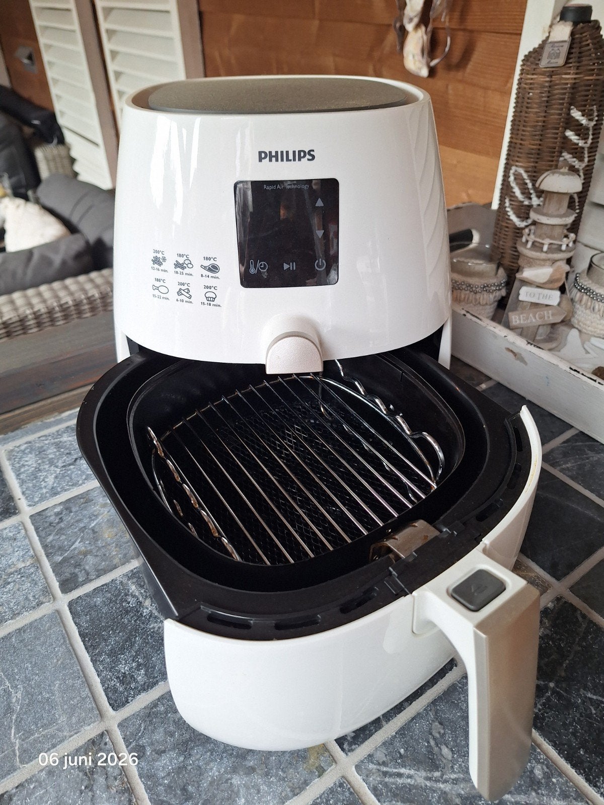 Philips Airfryer  HD 9230, Minder dan 1 liter, Ophalen of Verzenden, Zo goed als nieuw, Uitneembare binnenpan