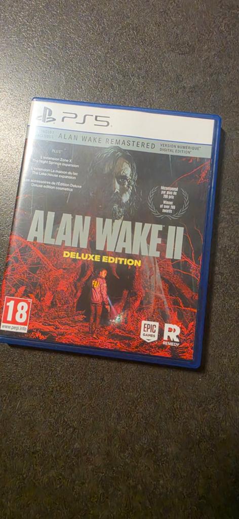 Alan Wake 2 Deluxe Edition PS5, Avontuur en Actie, Gebruikt, Vanaf 18 jaar, 1 speler