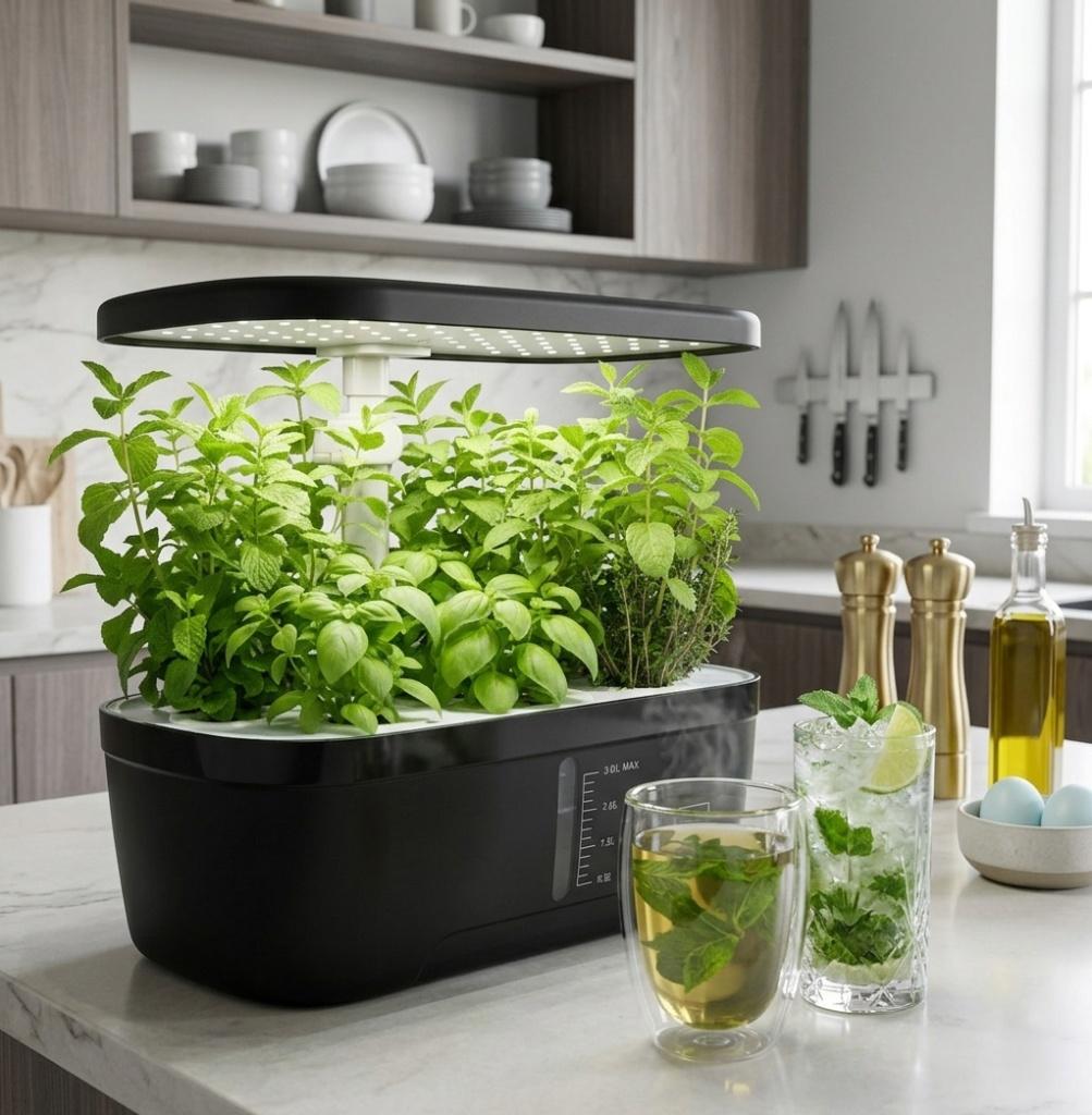 Lumegro Hydrocultuur Kweeksysteem  Kitchin Comfort 8 pods, Tuin en Terras, Kunststof, Verzenden, Minder dan 60 cm, Nieuw