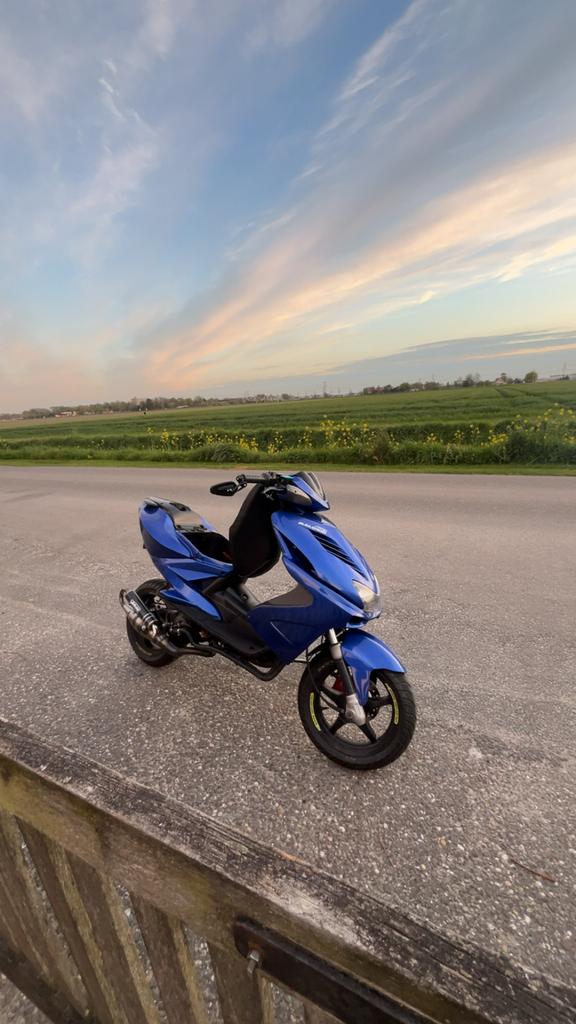 Yamaha Aerox blauw 70cc Malossi sport, Ophalen of Verzenden, Gebruikt, Overige typen, Yamaha