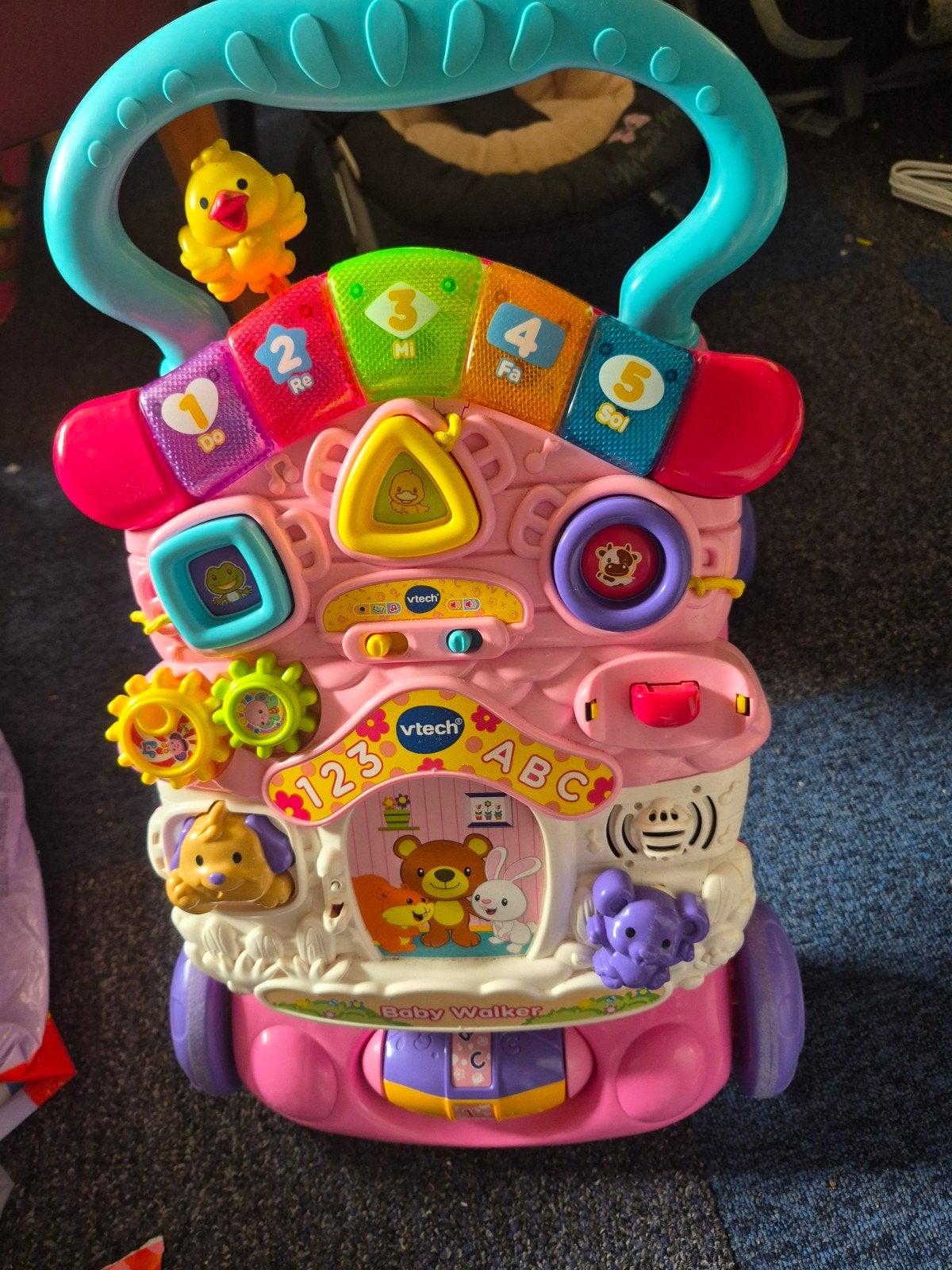 VTech Baby Walker - Roze loopwagen met geluid en licht, Ophalen, Gebruikt, Overige typen, Met licht
