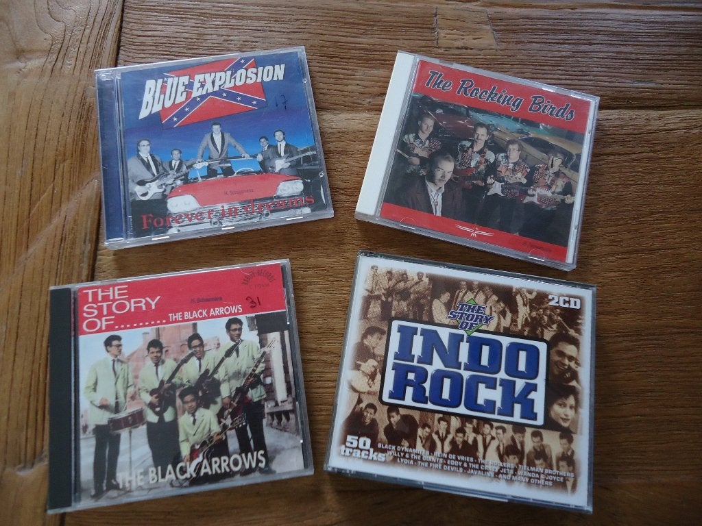 5 Cd's - originelen Indo Rock muziek met boekjes, Ophalen of Verzenden, Zo goed als nieuw, Overige genres, Bonusmateriaal
