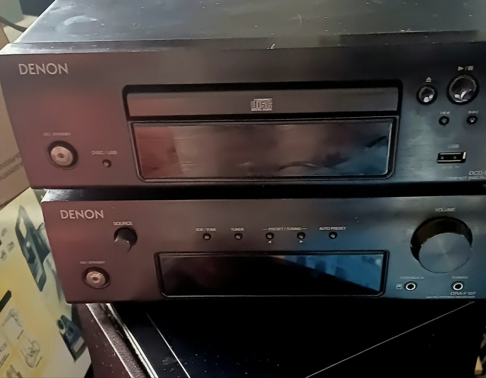 Denon DCD-F107 CD-speler & DRA-F107 Receiver Set, Ophalen, Cd-speler, Denon