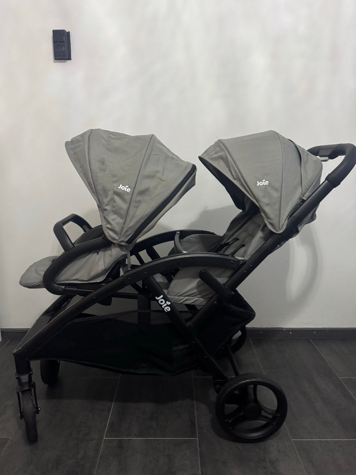 Joie Evalite Duo Duowagen, Kinderen en Baby's, Kinderwagens en Combinaties, Duowagen, Ophalen of Verzenden, Zo goed als nieuw