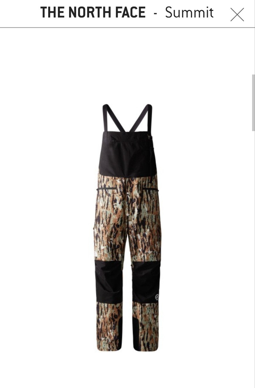 The North Face Skibroek Heren Summit Verbier GTX Bib maat XL, Overige merken, 100 tot 140 cm, Nieuw, Ophalen of Verzenden