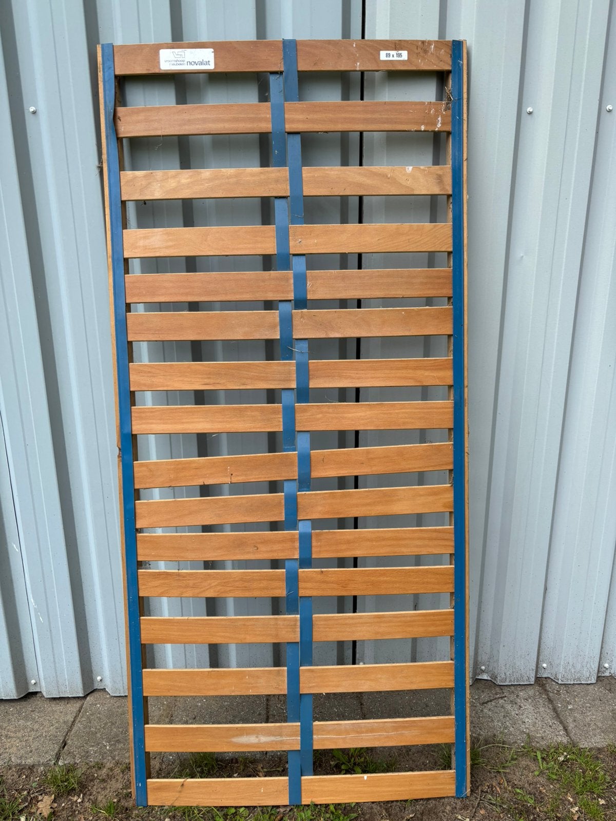 Lattenbodem, Ophalen, Zo goed als nieuw, Eenpersoons, 90 cm