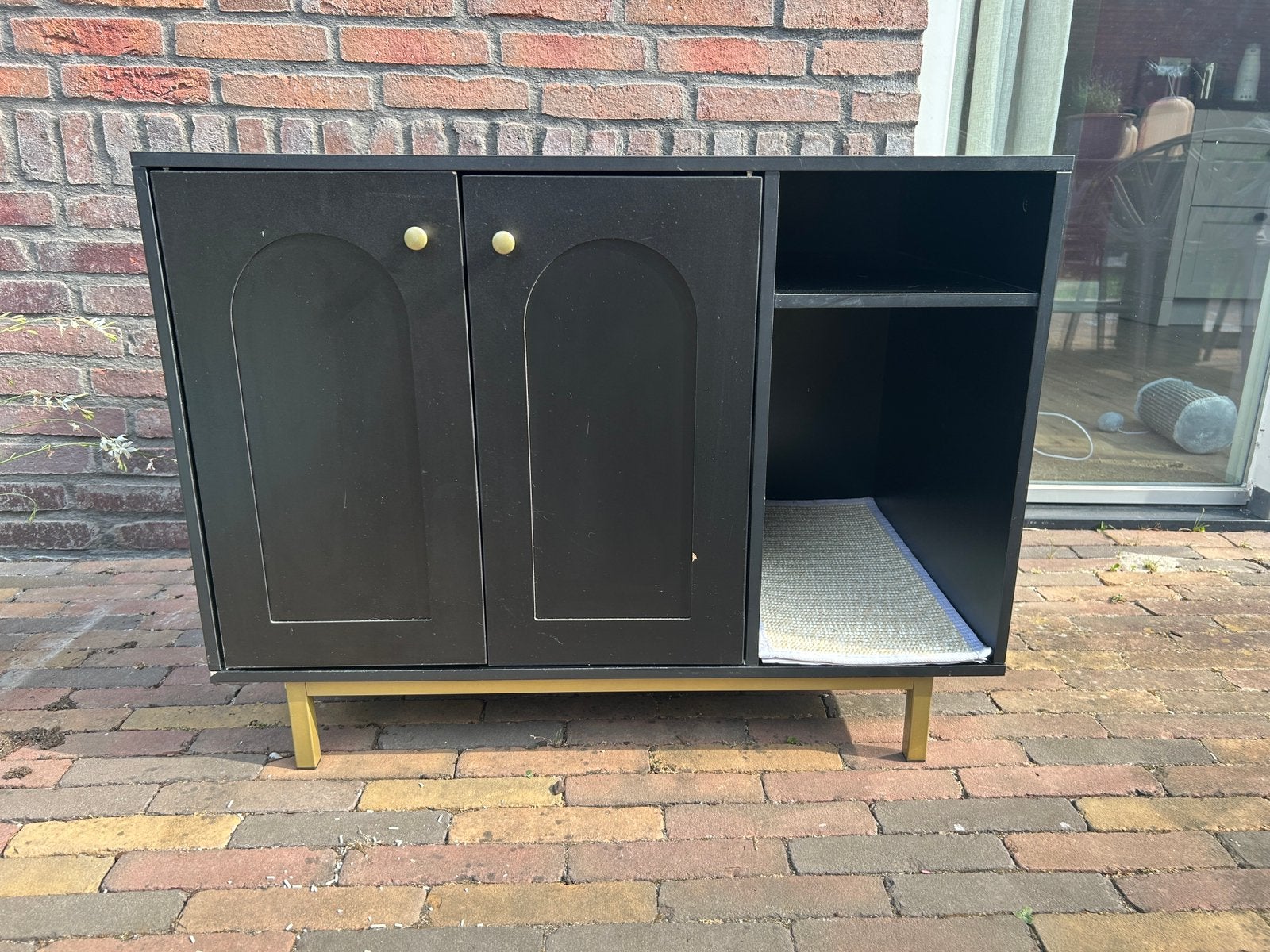 Kattenbak kast, Ophalen, Gebruikt