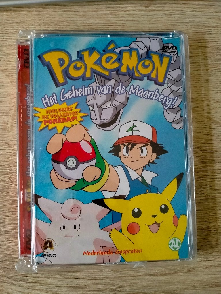 Pokemon het geheim van de maanberg tekenfilm tv dvd RARE, Alle leeftijden, Verzenden, Gebruikt, Overige soorten