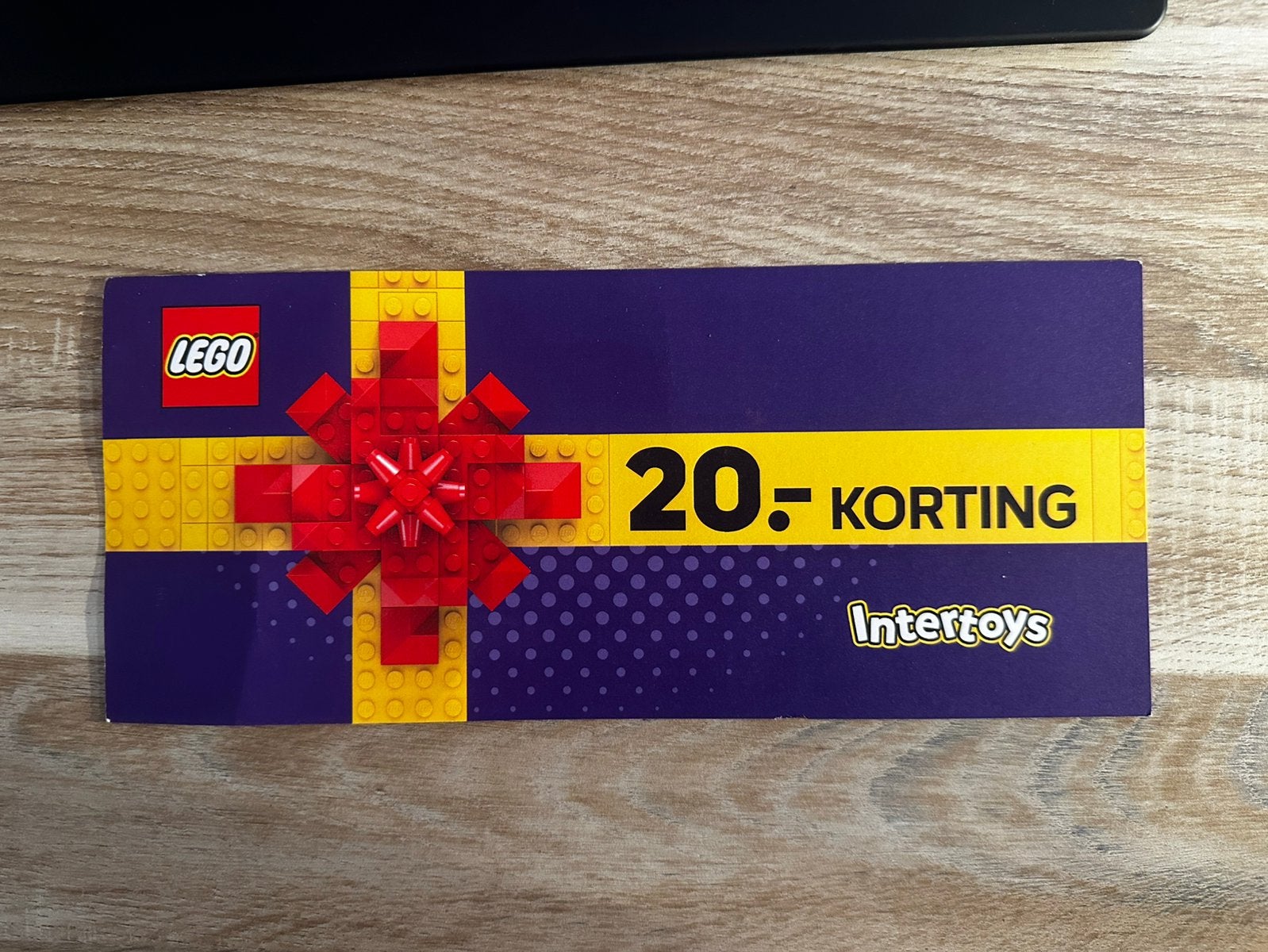 Intertoys 20 Euro Korting, Eén persoon, Kortingsbon