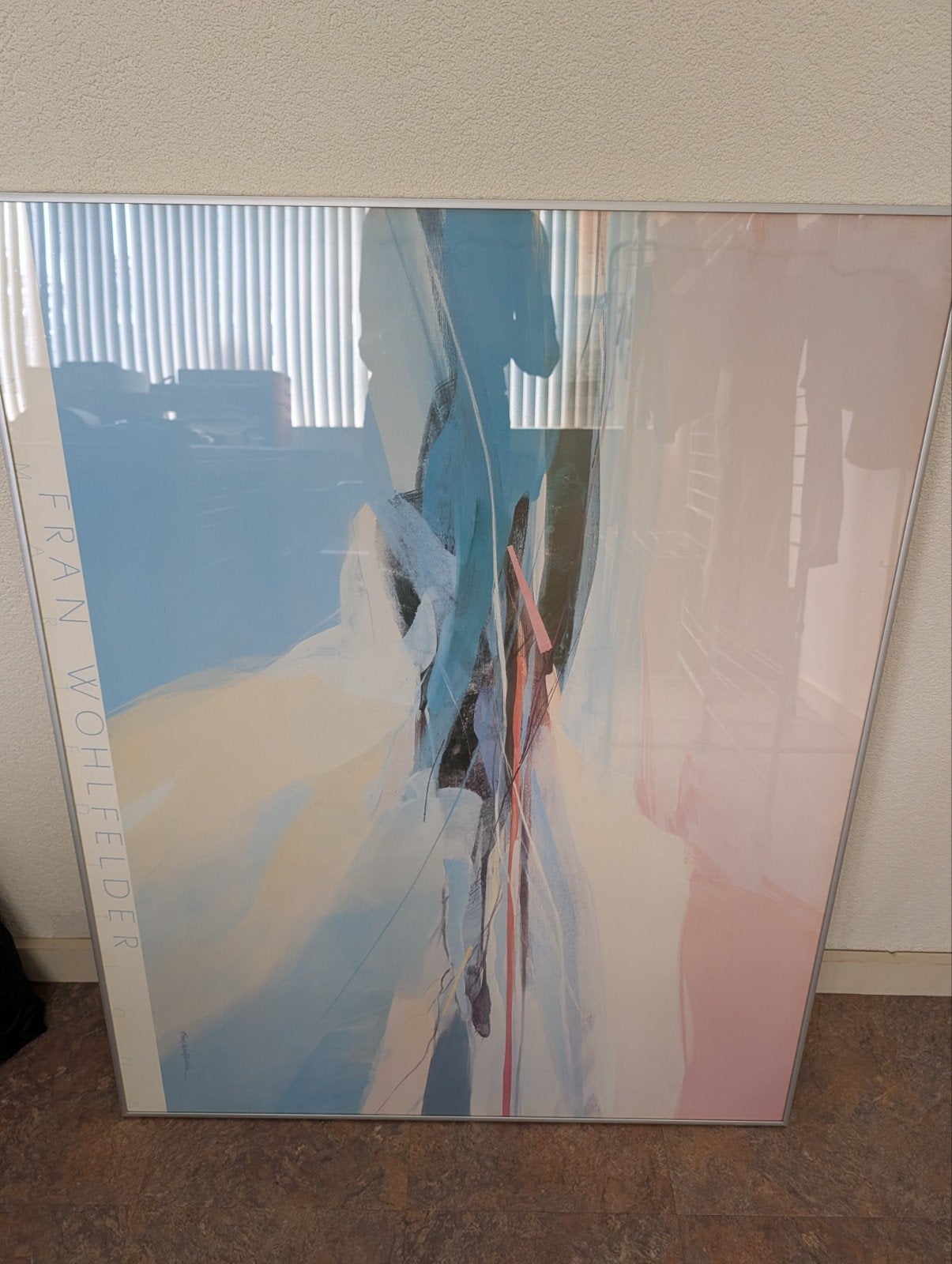 Foto lijst. 80,5 x 101cm. Zilver kleurig., Audio, Tv en Foto, Fotografie | Fotolijsten, Ophalen